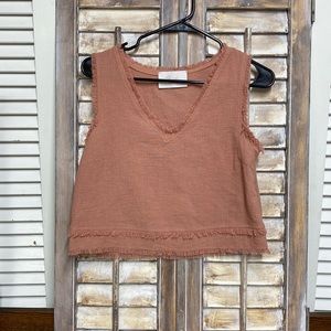 Blush boutique crop top. Size M.